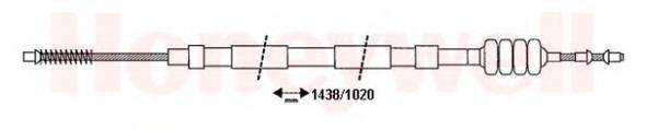 BENDIX 432716B Трос, стоянкова гальмівна система