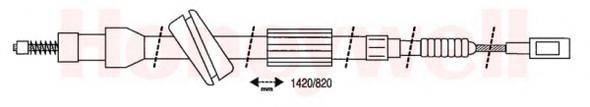 BENDIX 432717B Трос, стоянкова гальмівна система