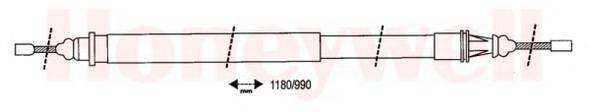 BENDIX 432822B Трос, стоянкова гальмівна система