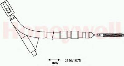 BENDIX 432962B Трос, стоянкова гальмівна система