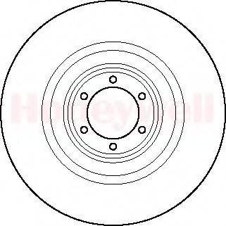 BENDIX 561040B гальмівний диск