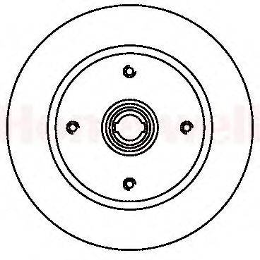 BENDIX 561057B гальмівний диск