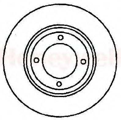 BENDIX 561139B гальмівний диск