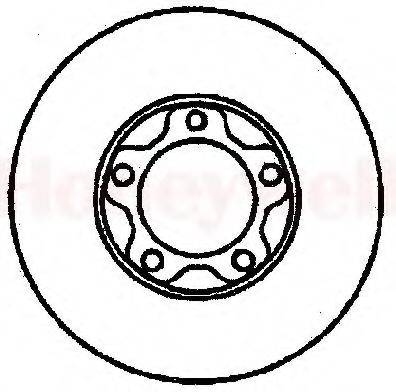 BENDIX 561294B гальмівний диск