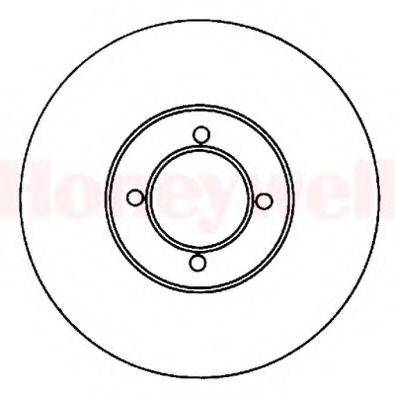 BENDIX 561302B гальмівний диск