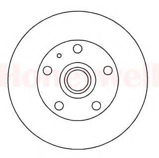 BENDIX 561305B гальмівний диск