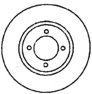 BENDIX 561368B гальмівний диск