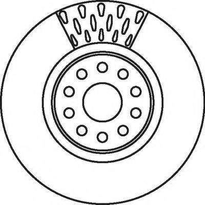 BENDIX 562085B гальмівний диск