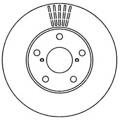 BENDIX 562269B гальмівний диск