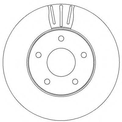 BENDIX 562281B гальмівний диск