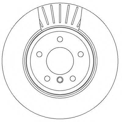 BENDIX 562319B гальмівний диск