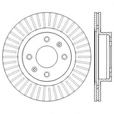 BENDIX 562555BC гальмівний диск