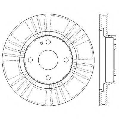 BENDIX 562565BC гальмівний диск