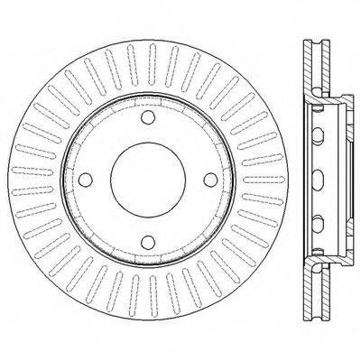 BENDIX 562575BC гальмівний диск