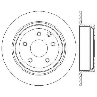 BENDIX 562576BC гальмівний диск