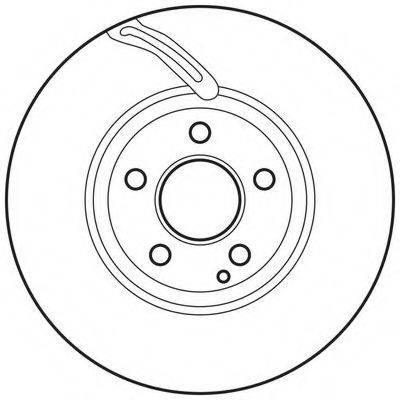 BENDIX 562647BC гальмівний диск