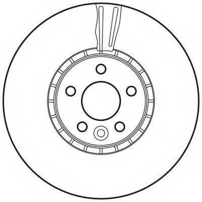 BENDIX 562672BC гальмівний диск