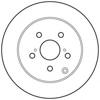 BENDIX 562684BC гальмівний диск