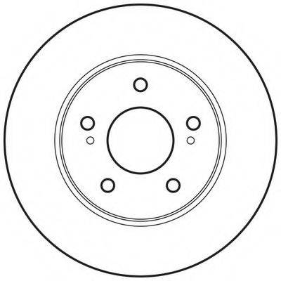 BENDIX 562758BC гальмівний диск