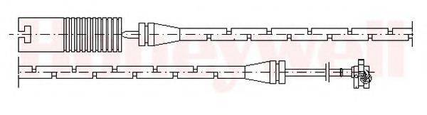 BENDIX 581382 Сигналізатор, знос гальмівних колодок