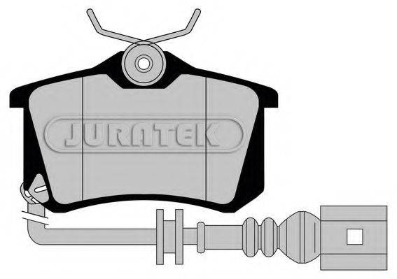 JURATEK JCP1645 Комплект гальмівних колодок, дискове гальмо