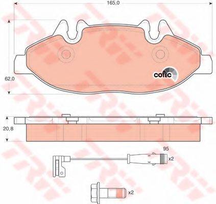 DR!VE+ DP1010100899 Комплект гальмівних колодок, дискове гальмо