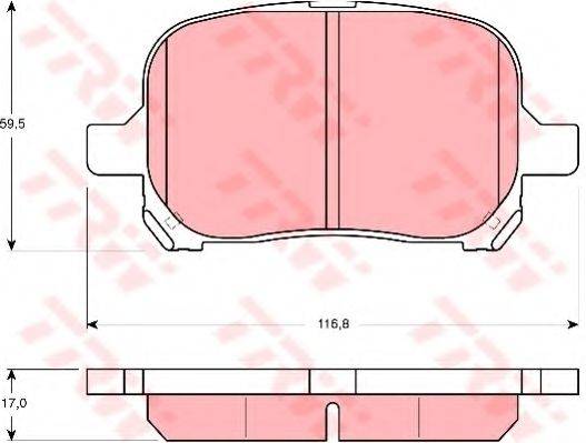 DR!VE+ DP1010100531 Комплект гальмівних колодок, дискове гальмо