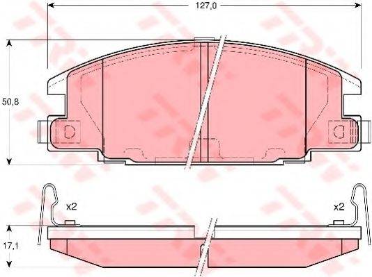 DR!VE+ DP1010101027 Комплект гальмівних колодок, дискове гальмо