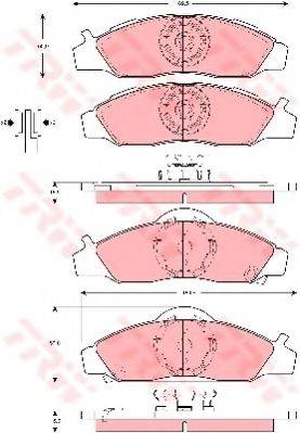 DR!VE+ DP1010100441 Комплект гальмівних колодок, дискове гальмо