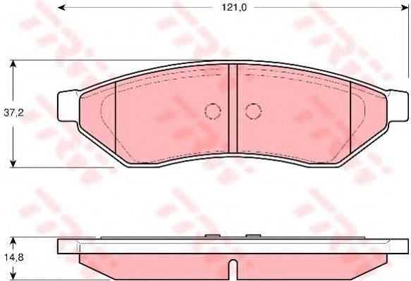 DR!VE+ DP1010100528 Комплект гальмівних колодок, дискове гальмо