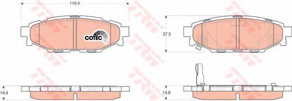 DR!VE+ DP1010100116 Комплект гальмівних колодок, дискове гальмо