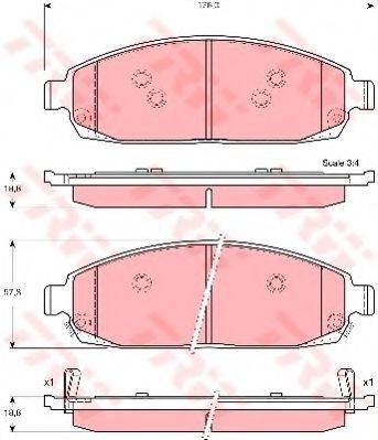 DR!VE+ DP1010100225 Комплект гальмівних колодок, дискове гальмо