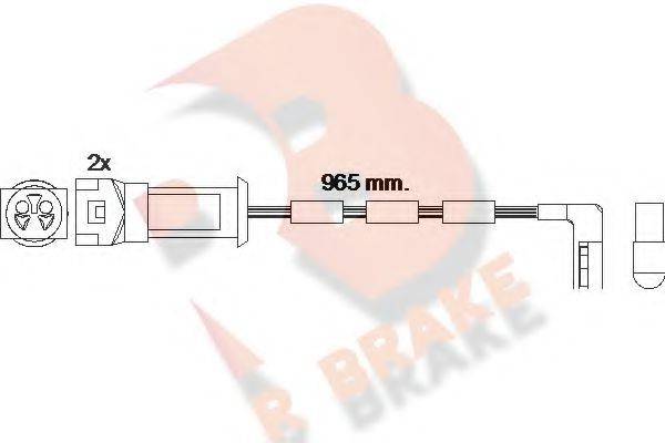 R BRAKE 610068RB Сигналізатор, знос гальмівних колодок