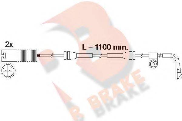 R BRAKE 610457RB Сигналізатор, знос гальмівних колодок