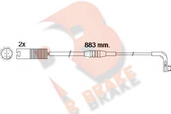 R BRAKE 610480RB Сигналізатор, знос гальмівних колодок