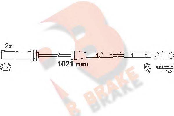 R BRAKE 610554RB Сигналізатор, знос гальмівних колодок