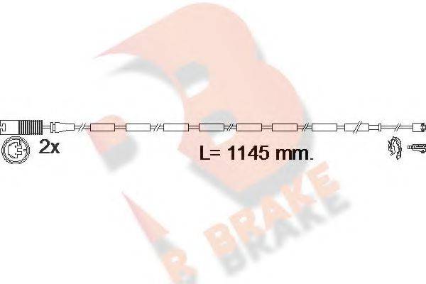 R BRAKE 610607RB Сигналізатор, знос гальмівних колодок