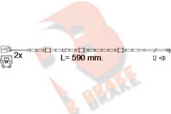 R BRAKE 610619RB Сигналізатор, знос гальмівних колодок