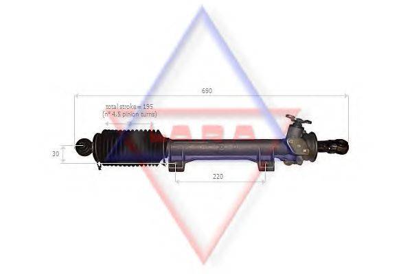 LA.R.A. 300523 Рульовий механізм