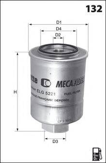 LUCAS FILTERS LFDS217 Паливний фільтр