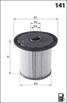 LUCAS FILTERS LFDE115 Паливний фільтр