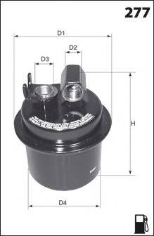 LUCAS FILTERS LFPF063 Паливний фільтр