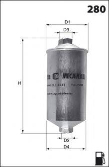 LUCAS FILTERS LFPF065 Паливний фільтр