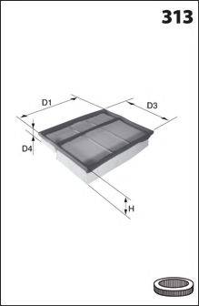 LUCAS FILTERS LFAF438 Повітряний фільтр