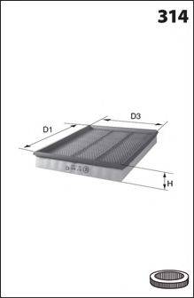 LUCAS FILTERS LFAF458 Повітряний фільтр