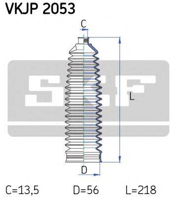 SKF VKJP2053 Комплект пильника, рульове керування