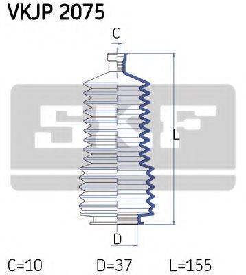 SKF VKJP2075 Комплект пильника, рульове керування