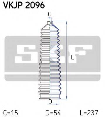 SKF VKJP2096 Комплект пильника, рульове керування