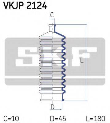 SKF VKJP2124 Комплект пильника, рульове керування