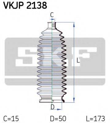 SKF VKJP2138 Комплект пильника, рульове керування